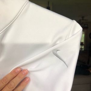 White Nike 1/4 Zip